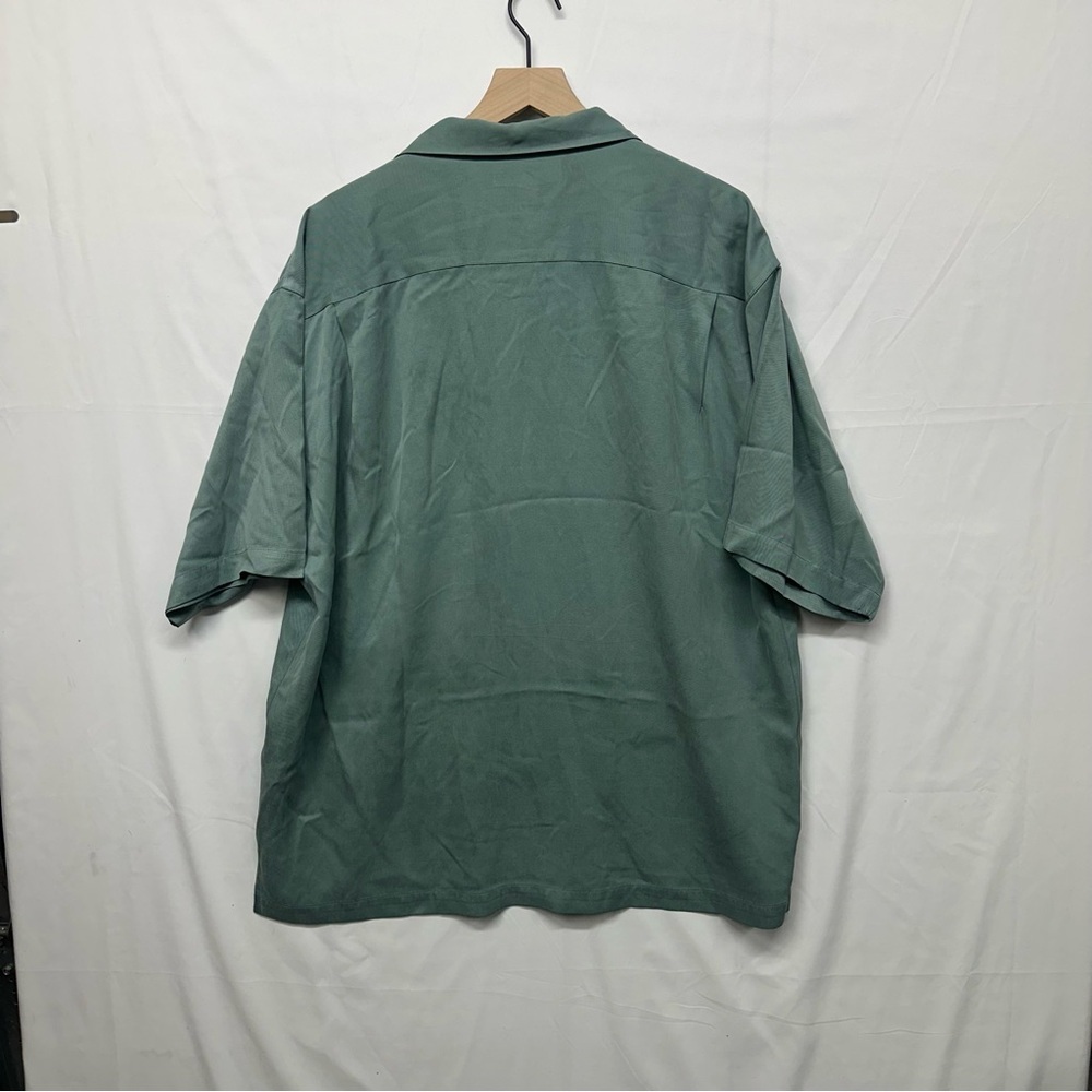 Tommy Bahama Men’s 100% Silk Camp Shirt Green XL - Picture 3 of 9